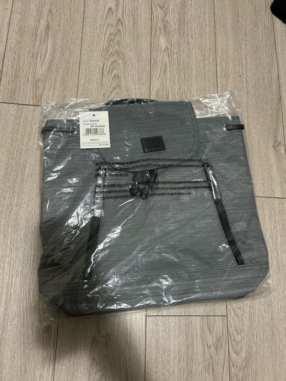 Roots 73 Grey Convertible Backpack